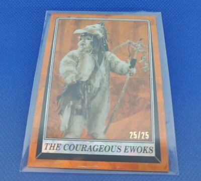 Topps Chrome Sapphire Star Wars Return Of The Jedi 25 /25 - Image 1 of 2