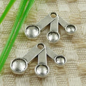 Free Ship 246 Pcs Tibetan Silver Spoon Charms Pendant 15X20MM S4569 - Picture 1 of 4
