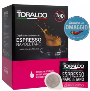 450 Cialde Caffè TORALDO Miscela CLASSICA Espresso Napoletano Comprende OMAGGIO - Imagen 1 de 11