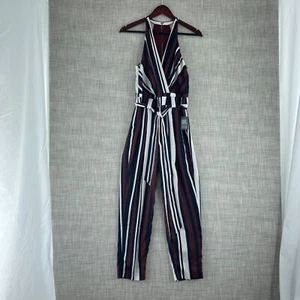 Express Romper striped Womens 2 NWT 3807 - Picture 1 of 10