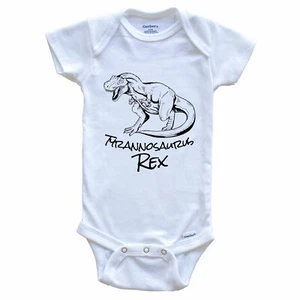 Dinosaur Bodysuit - Tyrannosaurus Rex Sketch Cool T-Rex Dinosaur Baby Bodysuit - Picture 1 of 2