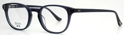 Gafas redondas Denon Eyewear Bowie 22 azul marino transparentes para hombre 47-20-145 B:39 Foto 1 de 4