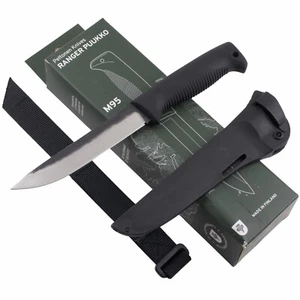 Peltonen Knives M95 Ranger Puukko Fixed Blade Knife Carbon Steel Black Finland - Picture 1 of 3