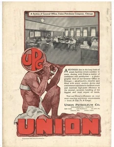 1921 Anzeigen F&B von Pg: Marathon Oil, Chinese Drilling 1700 AD & Union Petroleum - Bild 1 von 2