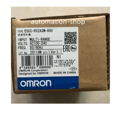 New In Box OMRON E5CC-RX2ASM-800 Temperature Controller 100-240VAC E5CCRX2ASM80 - Image 1 of 4