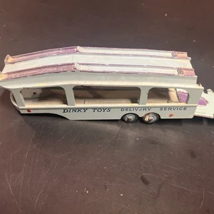 Vintage Dinky Toys Pullmore Car Transporter Trailer #82 - Missing Truck - Picture 1 of 7