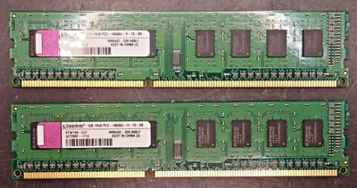 Pair of Kingston 1Gb DDR3 1333 Memory PC3 10600 KTW149-ELF (M10) - Image 1 of 3
