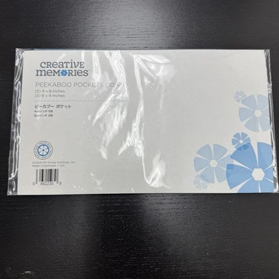 Creative Memories Peekaboo Bolsillos, Juego de (10) 4x6, NUEVO EN PAQUETE, 2023 Foto 1 de 3