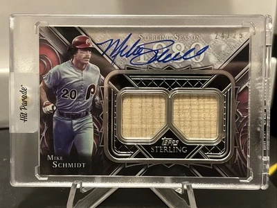 /25 МАЙК ШМИДТ 2022 TOPPS СТЕРЛИНГОВОЕ СЕРЕБРО #SSAR-MSC СЕЗОНЫ АВТО РЕЛИКВИЯ! ФИЛЛИС! - Изображение 1 из 4