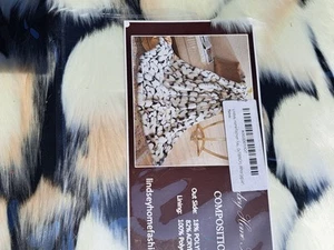 FAUX FUR THROW NEW - Picture 1 of 3