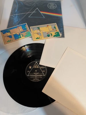 Pink Floyd 'DARK SIDE Of The MOON' 1973 UK LP RARE 2 Posters 2 Stickers Included - Image 1 of 4
