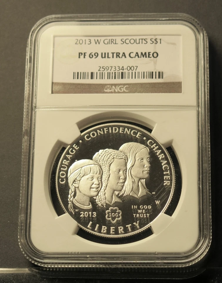 2013 W GIRL SCOUTS  NGC  PF 69 ULTRA CAMEO - Image 1 of 1