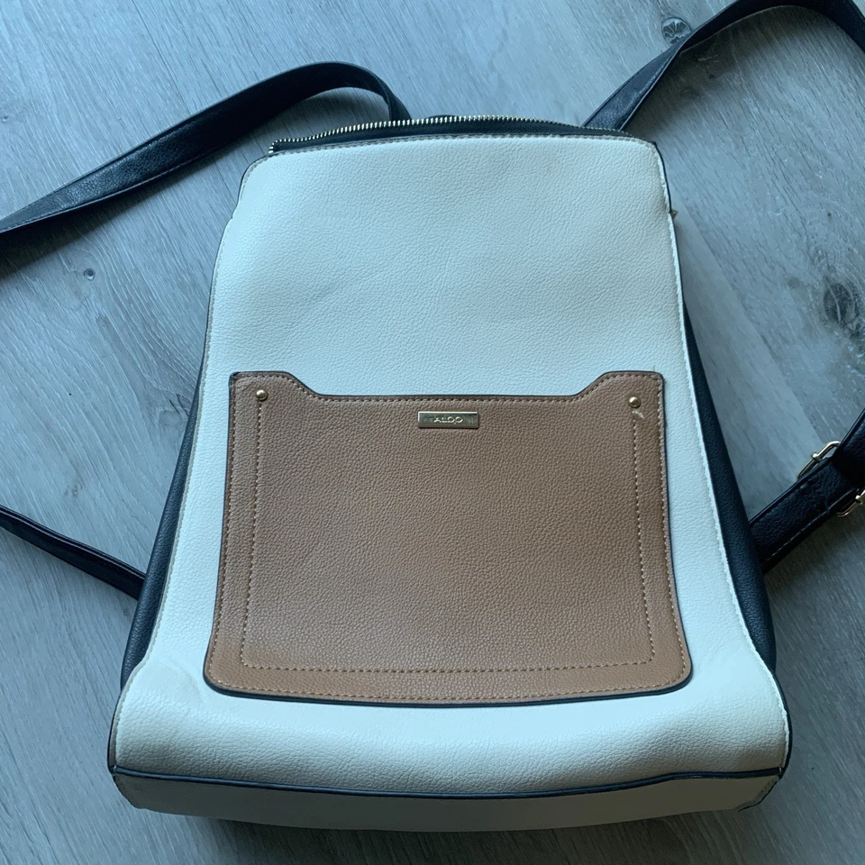 Aldo Women's Backpack Brown/white - Image 1 of 4