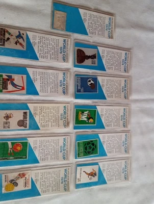 Lotto francobolli in argento World Cup 1978 - Immagine 1 di 4