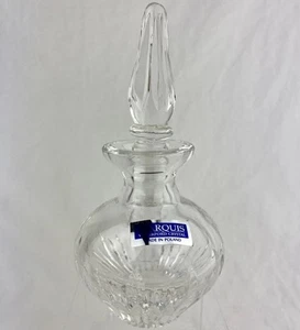 VINTAGE MARQUIS BY WATERFORD CRYSTAL PERFUME BOTTLE STOPPER DAUBER POLAND - Picture 1 of 16