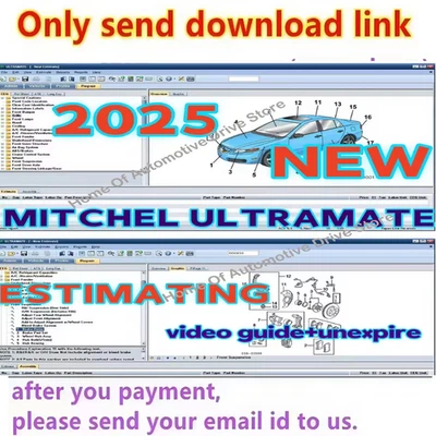 2025 Newtest Car 2023 Mitchell ULTRAMATE 7 COMPLETE ADVANCED ESTIMATING System+P