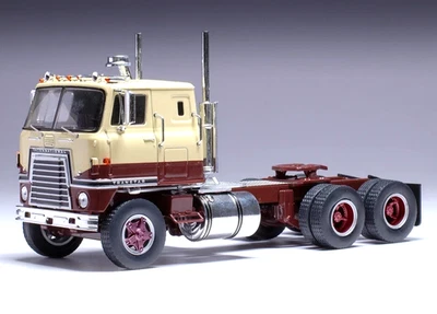 IXO 1/43 1965 INTERNATIONAL TRANSTAR COE TRUCK/CAB/TRACTOR BEIGE & BROWN TR201 - Image 1 of 3