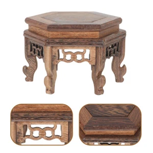 oriental vase stand Wooden Potted Plant Holder Bonsai Holder Plants Stand - Picture 1 of 12