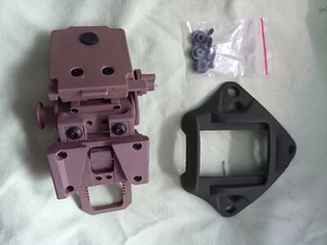 Cast Metal Helmet Shroud & Polymer Wilcox L4G24 Type Helmet Mount For NVG - Picture 1 of 9