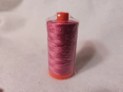 AURIFIL Quilting Thread - 50 WT - 1422 yds #2452 Rose - Image 1 of 2