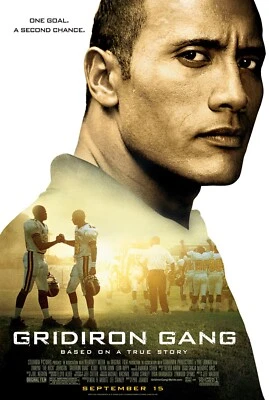 BLACK CREATIONS Gridiron Gang (2006)_2 Poster Film Tela Design Iconico