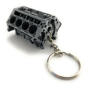 LS Engine Block Keychain - Model Chevrolet V8 Engine Block- GM Engine Keyring - Picture 1 of 6