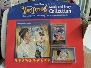 Walt Disney Mary Poppins Music Story Collection Cassettes Read Along Book - NEW - Picture 1 of 11