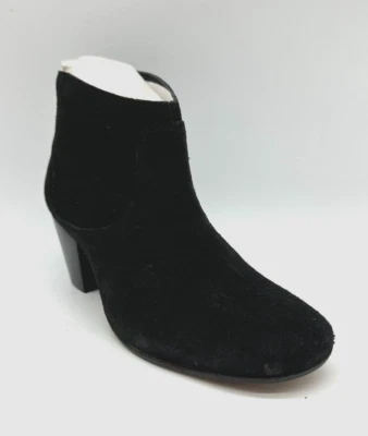 H by Hudson Kiver Botines de Cuero Negro Sin Cordones Talla 8 M Foto 1 de 4