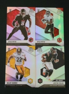 2021 Mosaic Football ROOKIE SILVER PRIZMS with Variations You Pick the Card