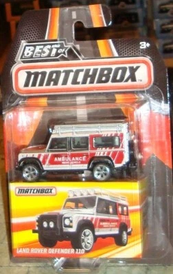 LAND ROVER DEFENDER 110 CAR - MATCHBOX BEST OF - MINT UNOPENED ON CARD - c2015 - Image 1 of 2