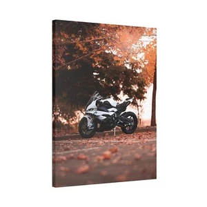 BMW Inspired S1000RR High Resolution Museum Quality Vertical Canvas Print #051 - Picture 1 of 10