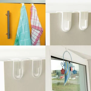 Türhaken ohne Bohren Kleiderhaken Garderobenhaken Haken für Tür zum einhängen  - Bild 1 von 21