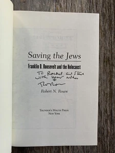 SIGNED - SAVING THE JEWS (Franklin D. Roosevelt and the Holocaust) - Picture 1 of 9