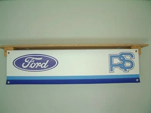 Ford RS Banner Rallye Sportwagen Werkstatt Garage Motorsport Wand Display - Bild 1 von 4
