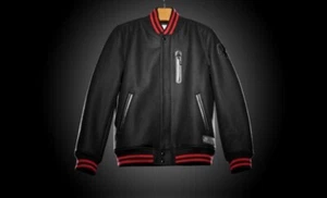RARE 3XL Nike Sportswear LBJ Destroyer Black Bomber Wool Jacket 443931-010 VNDS - Picture 1 of 9