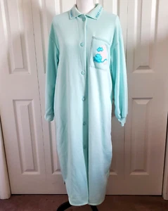 Best Friends Cats Womens S Nightshirt Robe Pkts Lounge Cottage Grandma Vtg READ - Picture 1 of 14