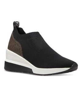 Zapatillas de entrenador sin cordones Michael Kors Mabel negras talla 10 ❤️❤️❤️❤️❤️ - Imagen 1 de 5