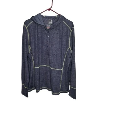 Женский пуловер с капюшоном Kate Lord Performance размер XXL синий фиолетовый - Изображение 1 из 4