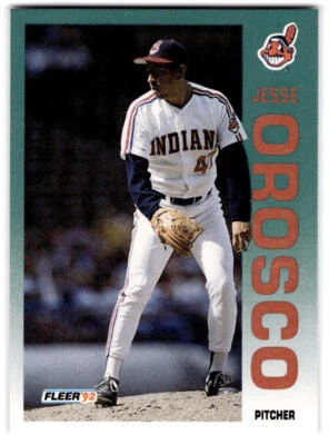 Jesse Orosco 1992 Fleer #121 Cleveland Indians - Image 1 of 2