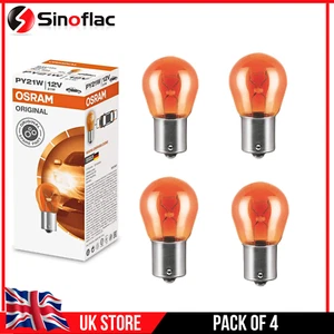 Osram PY21W 7507 581 Amber 12V 21W Auto Blinker Birne - Bild 1 von 9