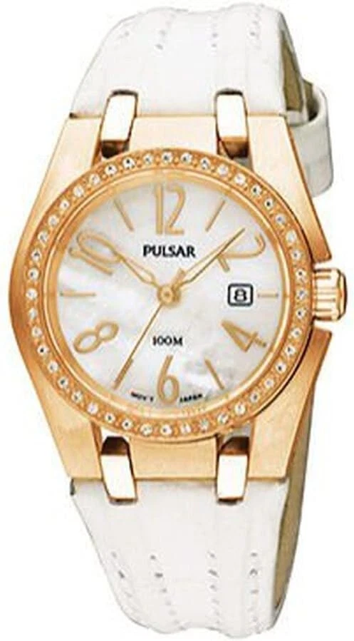 Pulsar Women's Leather Strap Collection Watch PXT668