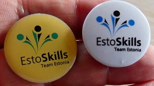 2 PINS BERUFSWELTMEISTERSCHAFT TEAM ESTONIA ESTLAND WORLDSKILLS - Bild 1 von 4