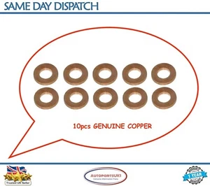 PAIR OF SUMP PLUG WASHERS SEALS FOR BMW CITROEN FORD FREELANDER MAZDA MINI VOLVO - Picture 1 of 1
