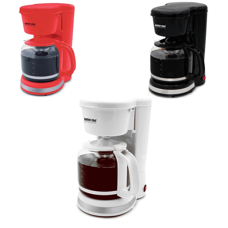 Better Chef 12 Cup Pause 'n Serve Coffee Maker with Stylish Brushed Metal Trim - Image 1 of 1
