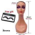 Realistic Mannequin Head With Long Neck For Making Wigs Glasses Cap Display