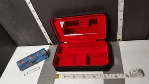 Chinese Travel Jewelry Box/Make-Up Kit Padded - And... Lipstick Holder - Picture 1 of 12