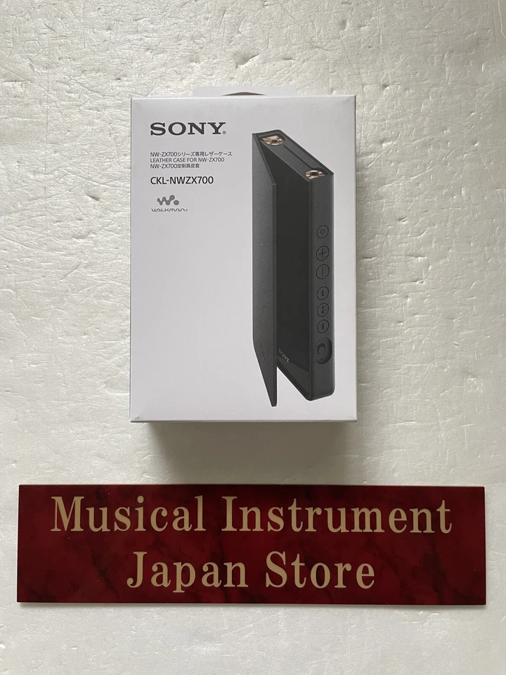 Sony NW-ZX707 Dedicated Official Leather Skin Flip Case Black CKL-NWZX700 CWW 80