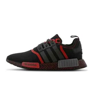 Adidas NMD R1 MEN'S TRAINER (UK_9) Black Lush Red Ex-display - Picture 1 of 5