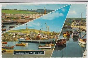 Dorset; West Bay Multiview V8916 PPC By Constance, Unposted, c 1970's - Picture 1 of 2