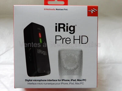 NEW iRig Pre HD Digital High Definition Microphone Interface for iOS/MAC/PC - Image 1 of 4